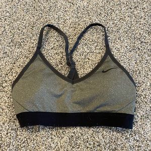NIKE dri-fit sports bra XS grey